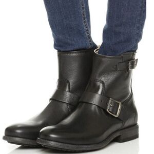 Frye Vicky Engineer Ankle Bootie. 7.5